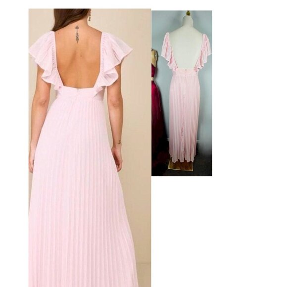 Lulu's Light Pink Maxi Dress - Picture 3 of 10